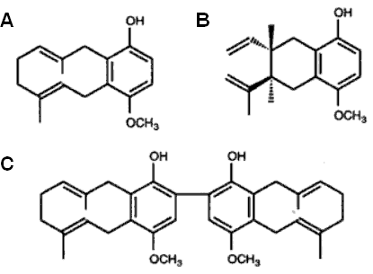 flavidulols A, B and C