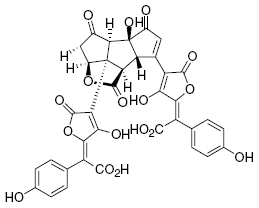 Chemical structure of sclerocitrin