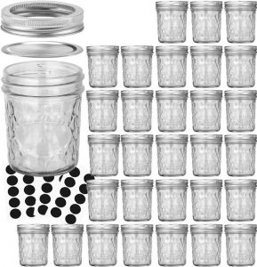 VERONES 8 OZ Mason Jars 15 Packs